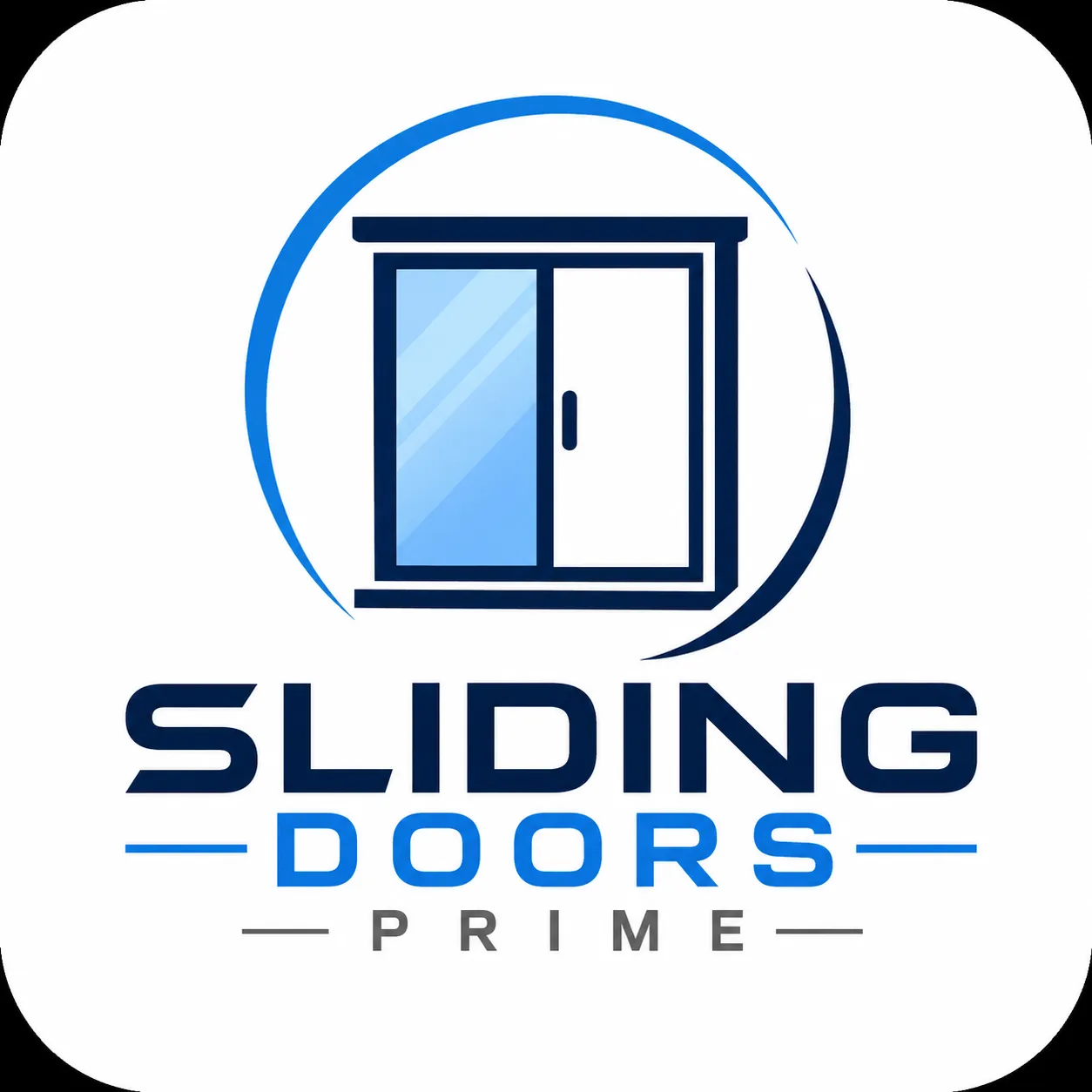 Shattered sliding glass door panel before replacement